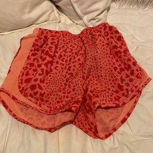 Pink/Red Cheetah Nike Shorts